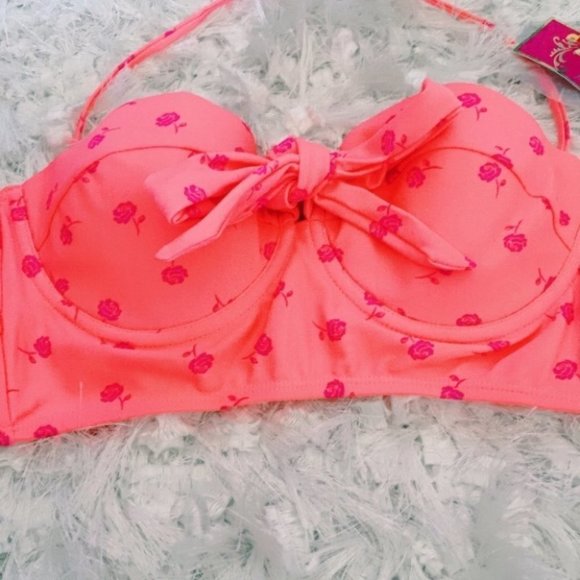 Candie's Other - Candies Juniors Medium Neon Bikini Floral